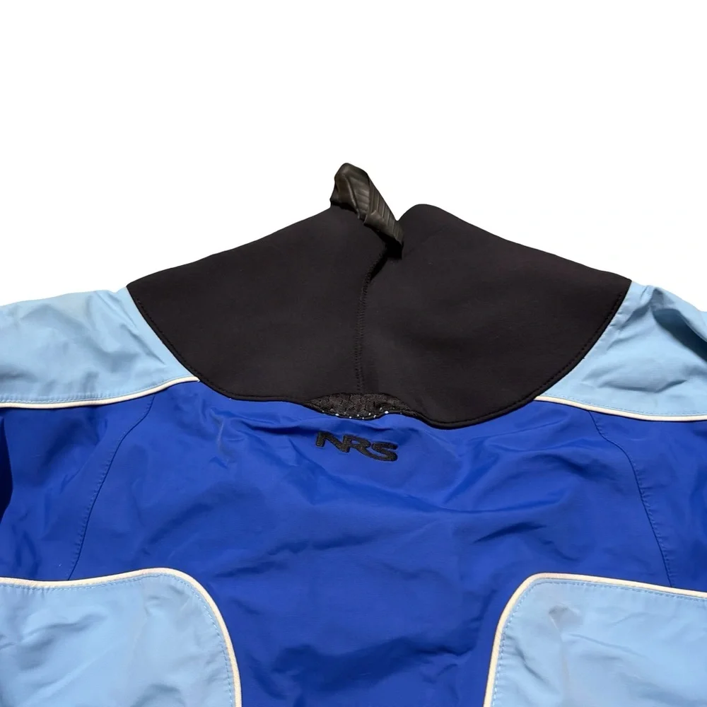 Women’s NRS Dry Top Triton Flux Surf Wear Blue Sport Tech Paddle Top Size M
